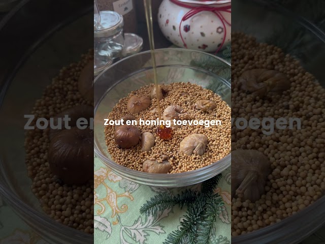 Gefermenteerde Honing vijgen mosterd, makkelijk en lekker #fermenteren