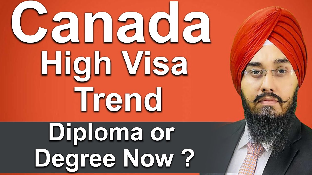 Canada High Visa Trend Diploma or Degree Now ? Canada Study visa 23 ...