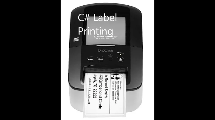 C# Label Printing QL-700 Brother Tutorial