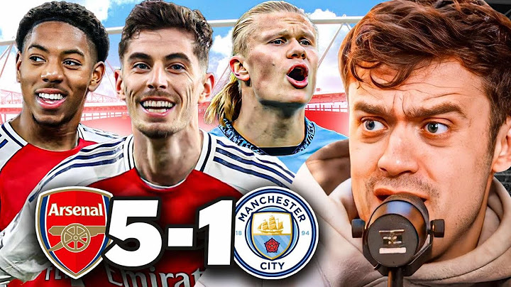 ARSENAL 5-1 MAN CITY REACTION