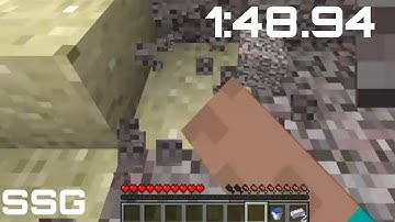 Minecraft Speedrun Enter Nether Portal - Beta 1.8.1 - 1:48.94 - SSG