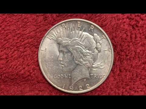 1922-D Peace Dollar MS-63 85$