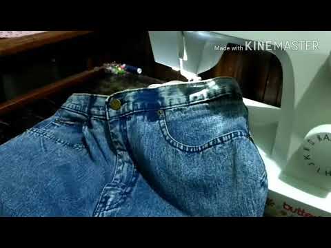 Cara Membuat Tas  Dari  Celana  Jeans  Bekas  YouTube