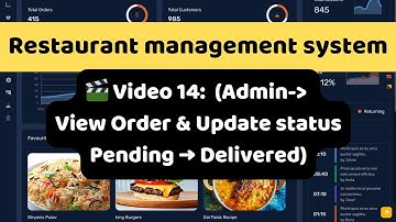 #14 Admin Order Management | PHP Restaurant Management System (Beginner-Friendly)