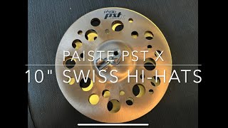 Paiste PSTX 10" Swiss Hi-Hats - Demo & Review