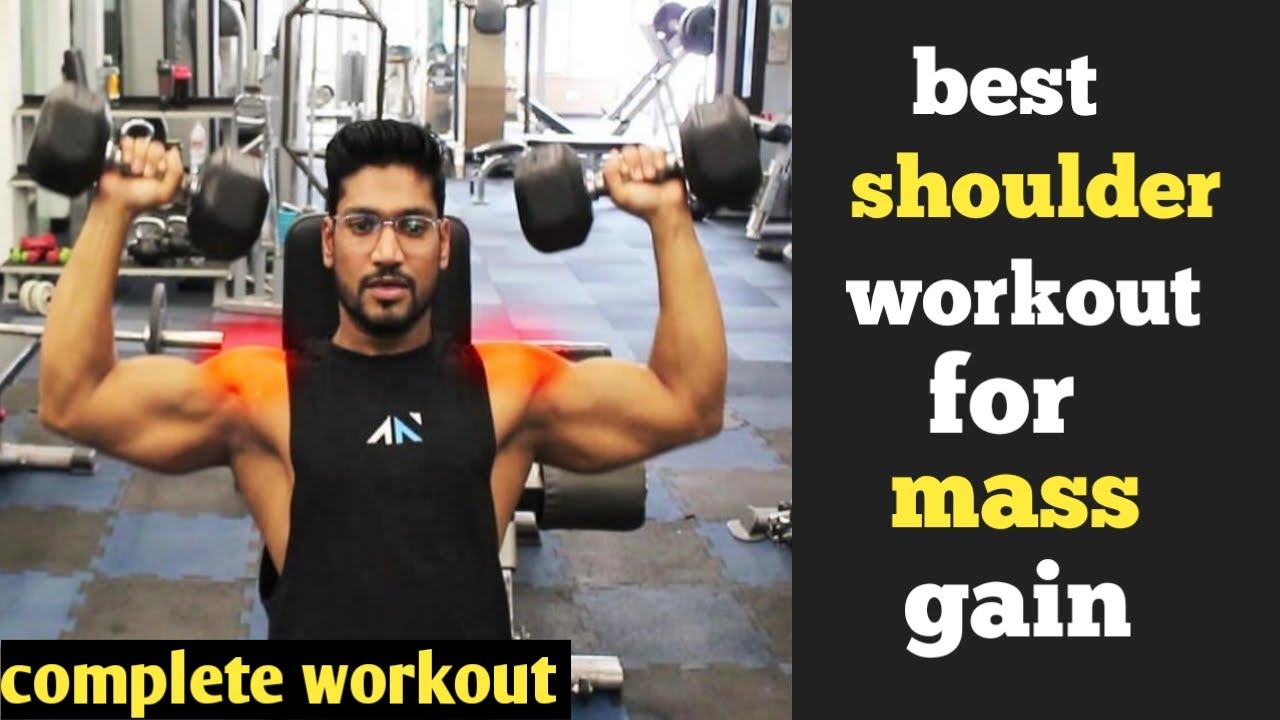 Best shoulder workout for mass gain/perfect shape/complete shoulder