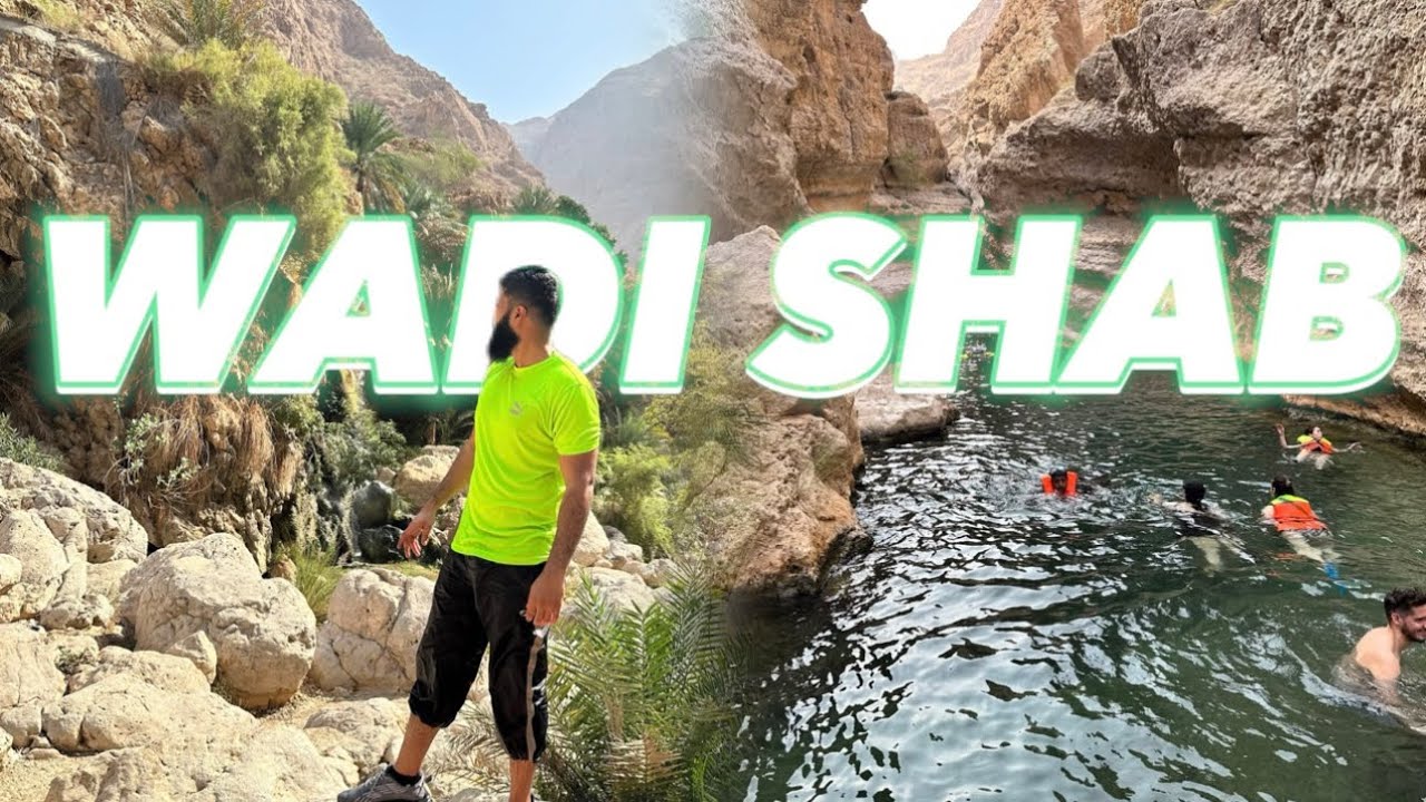 Wadi Shab | Hidden beauty of Oman | Water is coming from the Cave