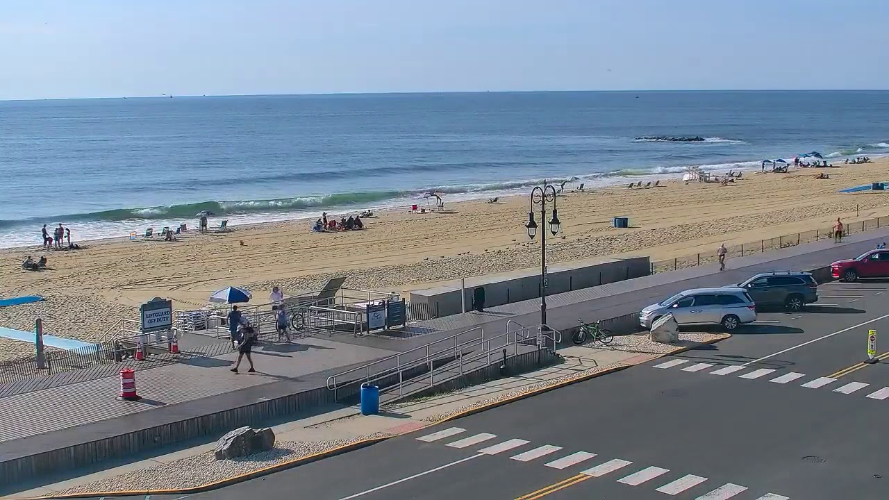 Live Surf Cam in Belmar, NJ on NJBeachCams 08/21/20 YouTube