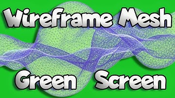 Ultra-Detailed 3D Wireframe Mesh Grid Animation | Sci-Fi Network VFX | Green Screen #vfx #chromakey