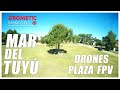 Volando drone en Plaza de Mar del Tuyú