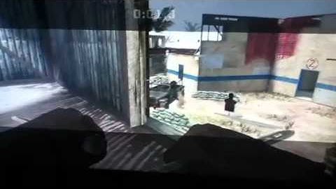 Across the map ballistic knife kill on firing range