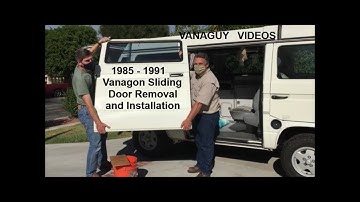 Vanagon Sliding Door Removal and Installation