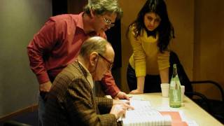 Recording session with Ennio Morricone