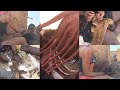 How ovaHimba People make their hair || Opuwo-Okunene  Region|| Namibia