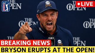 🚨 Bryson DeChambeau Sparks Massive Open Championship Controversy! 