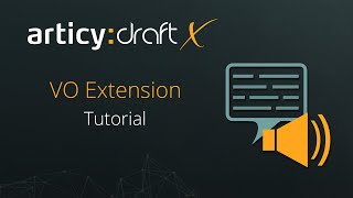 articy:draft X  VO Extension – Tutorial