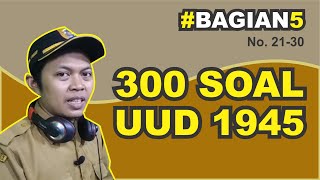 SOAL UUD 1945 CPNS | MATERI TWK BAGIAN 5