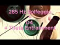 Solfeggio 285 Hz + D4 Entrainment Mini Soundbath with F4, B4 and C5 #resonancereset #entraînement