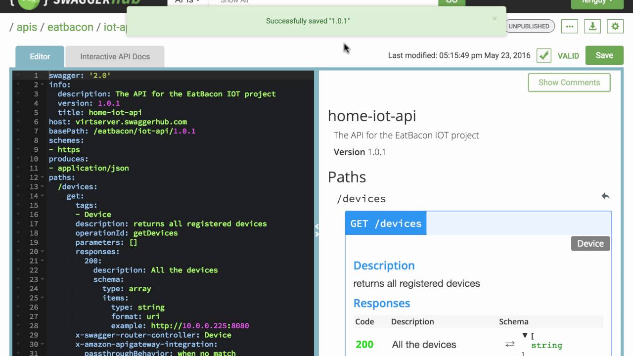 Demonstrating SwaggerHub & AWS Lambda - YouTube