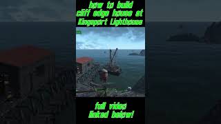cliff edge house part 1 of 3 construction - FALLOUT 4 (no mods)