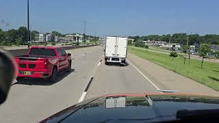 Tulsa, OK and a lady in a jeep tries to run me off the road 