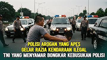 APES❗ SAAT POLISI AROGAN GELAR RAZIA KENDARAAN, TERNYATA SOPIR INI ANGGOTA TNI YANG MENYAMAR