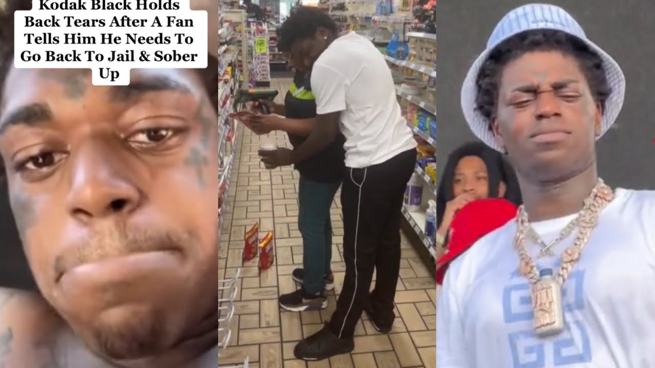 Kodak Black Holds Back Tears As A Fan Tells Him He Needs To Go To Jail