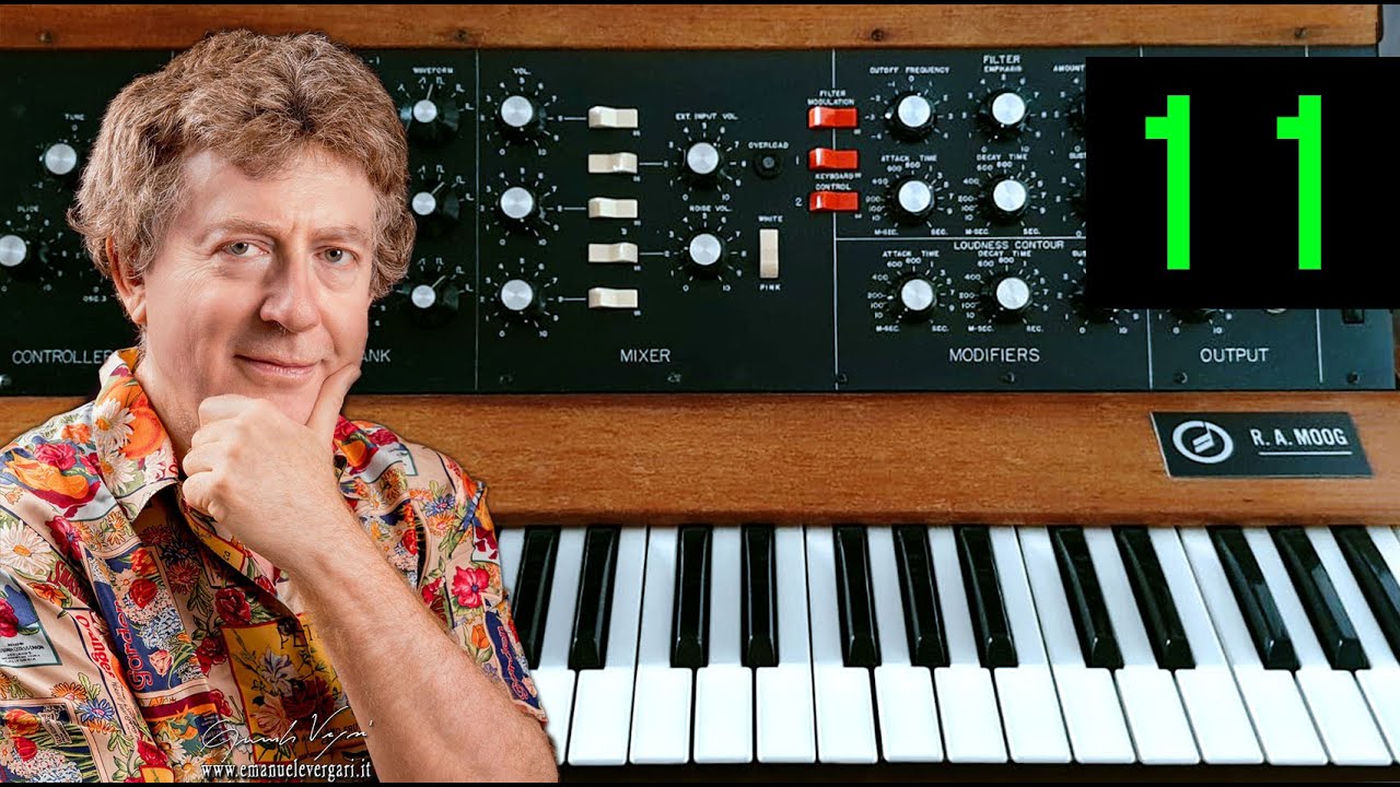 11. ANALOG REFLECTIONS - Riccardo Fassi Modular Moog Analog Sessions (R. A. Moog MINIMOOG)