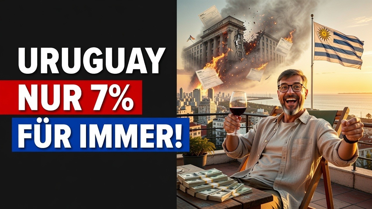 Uruguay: 7 % Steuern – für IMMER (neues Gesetz 2026)