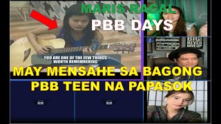 MARIS RACAL -PBB DAYS NAGKUWENTO, MAY MENSAHE SA BAGONG PAPASOK NA PBB TEEN EDITION