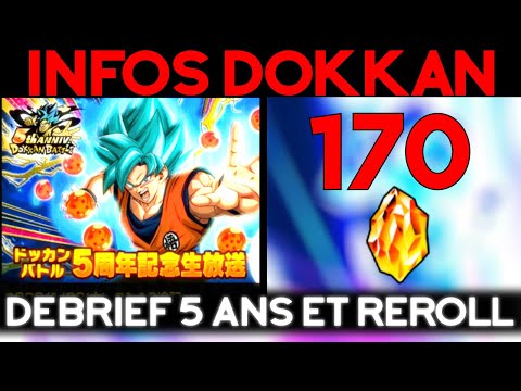 INFOS DOKKAN - Debrief 5 ans, 170 DS maintenant, et la fin de Dokkan