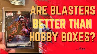 Are Marvel Platinum Blasters better than Hobby boxes?
