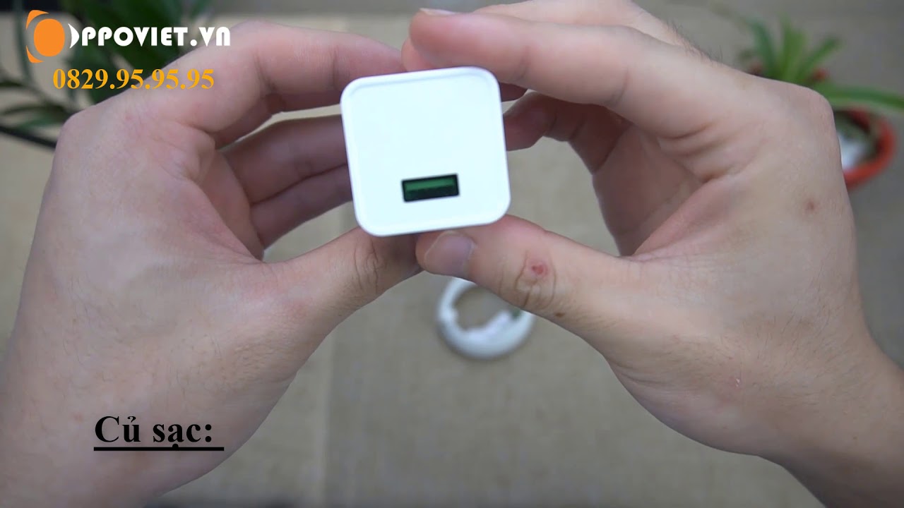 Trên tay nhanh bộ sạc nhanh VOOC Oppo F1 Plus | F3 Plus | F9 20W chính hãng