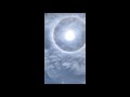 Footage Of A Majestic Solar Halo Produced In The Sky Footage Of A Majestic Solar Halo Produced In The Sky