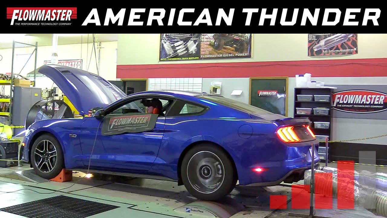 american muscle miami 2018-19 Ford Mustang GT 5.0L - American Thunder Axle-back Exhaust System 817807