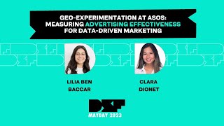 Geo Experimentation at ASOS: Measuring Advertising Effectiveness for Data Driven Marketing