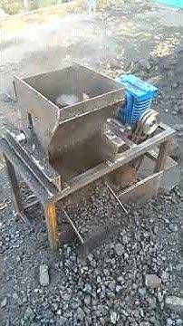 Дробилка для угля своими руками, испытание - YouTube