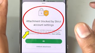 Fix Whatsapp | Attachment blocked by Strict account settings Solved screenshot 4