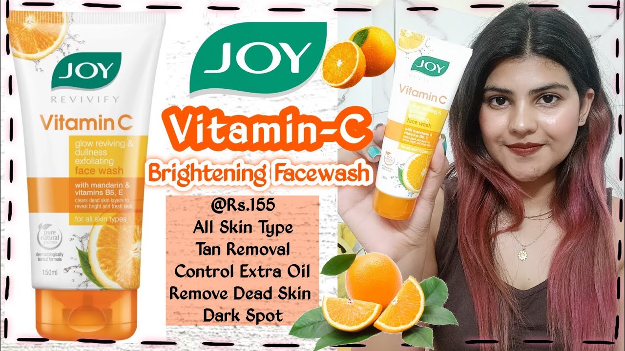 Joy Revivify Skin Brightening Vitamin C Face Wash...|| Tan Removel...|| Demo & Review...|| Gracy