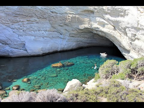 Η σπηλιά της Συκιάς, Μήλος / Sikia cave in Milos Greece