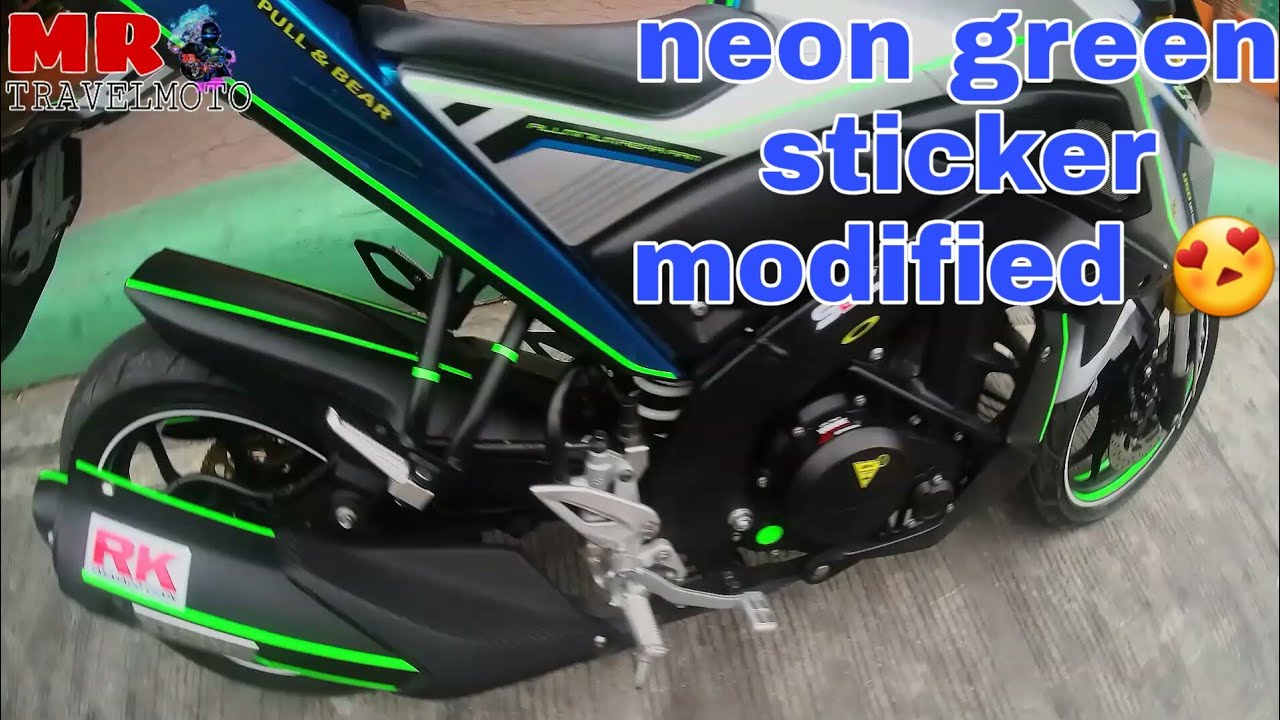 Diy Sticker To My Motorcycle Yamaha Tfx Epekto Nang Quarantine Youtube