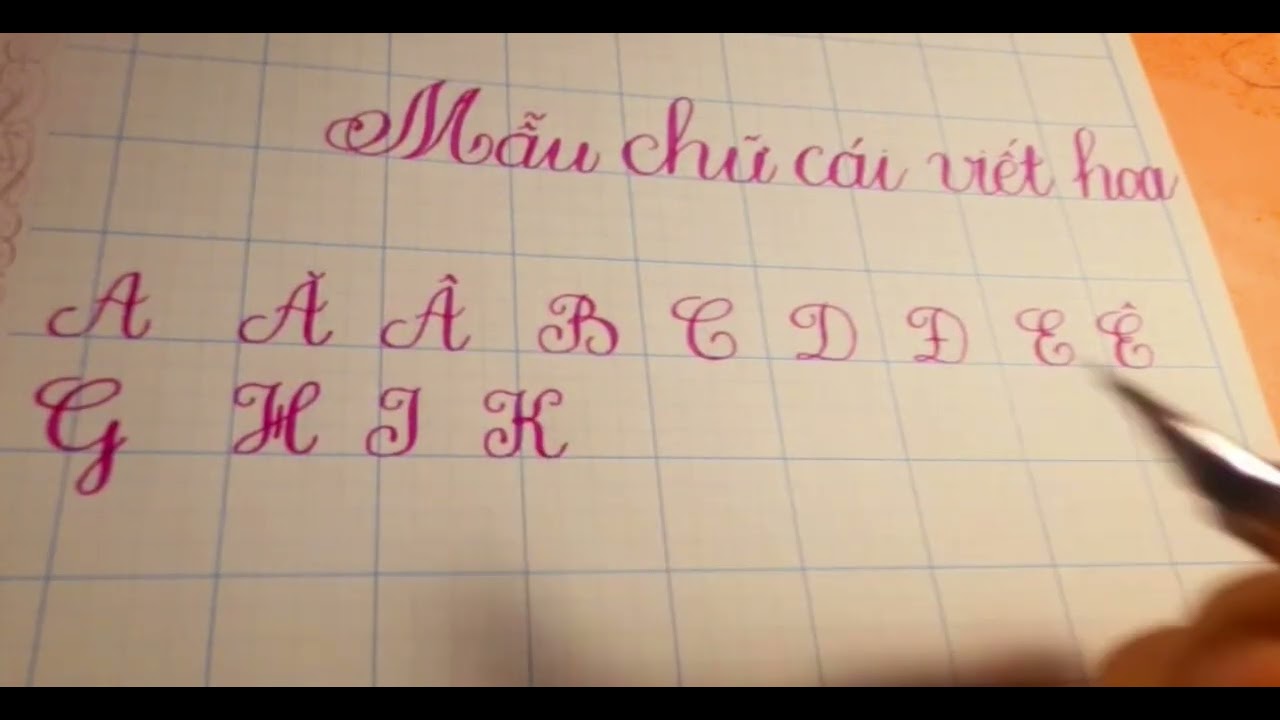 HƯỚNG DẪN MẪU CHỮ CÁI VIẾT HOA CỠ NHỎ - BẢNG CHỮ CÁI #LUYỆN CHỮLINHANH#