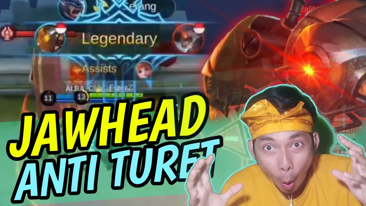 TUTORIAL DAN BUILD JAWHEAD ANTI TURRET | Jawhead Top Global 2 Season 14 Mobile Legends