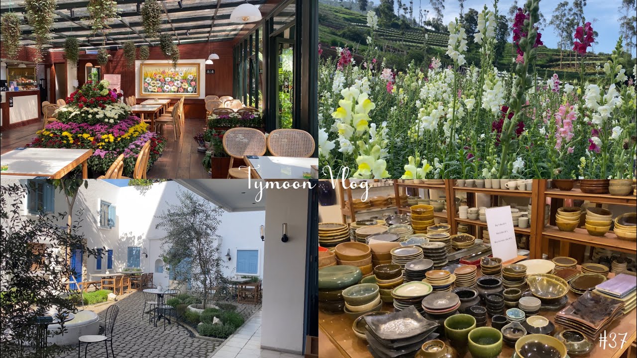 [SUB] Bandung Vlog eps.1 | cafe cantik di bandung | bandung place to go | makanan enak di bandung