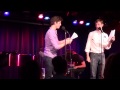 Adam Kaplan and Mike Faist performing "Anything You Can Do"