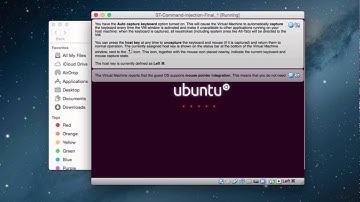 Part 1 - setting up command injection iso