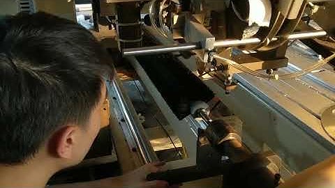 168. DC8A Customer Application Video 8 Axis Machine Tufting Inrregular Cylinder Brush TopstarBrushMa
