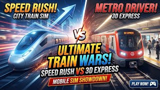 "City Train Simulator: Speed Rush""Metro Train Driver: 3D Express" screenshot 2