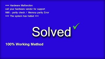 The System Has Halted | Problem Solution | All HP system