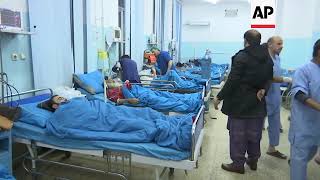 Aftermath of deadly suicide bomb attack in Kabul
